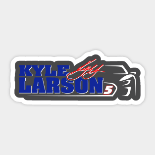 #5 Larson Sign. Car Sticker